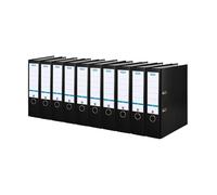 Elba Smart Pro 10456SW Folder A4 8 cm Spine Interchangeable Spine Label 10 Items Black