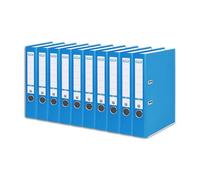 Elba Smart Pro Lever Arch File A4, Wide Removable Spine Label, 100202154 Ocean Blue