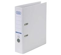 Elba 70mm Lever Arch File Plastic White A4 100080902