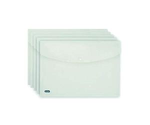 Elba Snap Wallet A4 Clear (Pack of 5) 100080924