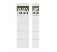 Elba spine insert label, extra short wide, white