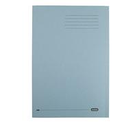 Elba Square Cut Folder Recycled Heavyweight 290gsm Foolscap Blue Ref 20313 [Pack of 100]