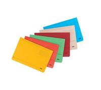 Elba Strongline Document Wallet Manilla Foolscap Assorted (10 Pack)