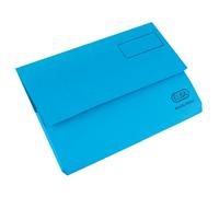 Elba Strongline Foolscap Blue 32mm Document Wallets (Pack Of 25)