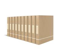 Elba Touareg 63040 A4 Ring Binder A4 TCF Paper 2 Ring Mechanism Diameter 2.5 CM Spine Width 3.5 CM Pack of 10 Beige