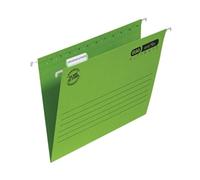 Elba Ultimate Foolscap Manilla Verticflex Suspension Files, V-Base, 240 GSM - Green (Pack of 25)