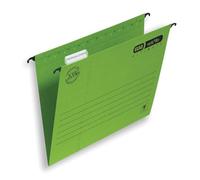Elba Ultimate Foolscap Manilla Verticflex Suspension Files, V-Base, 240 gsm - Green (Pack of 25)