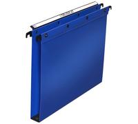 Elba Ultimate Polypropylene Foolscap Suspension Files, 30mm Base - Blue (Pack of 25)