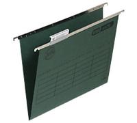 ELBA Vertical Suspension File Foolscap V Base 240 gsm Green Pack of 50