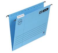 ELBA Vertical Suspension File Verticflex Ultimate Foolscap V Base 240 gsm Blue Paper Pack of 25