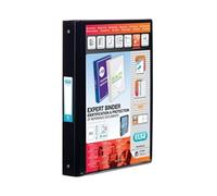 Elba Vision 25mm 4 O-Ring Binder PVC A4 Black