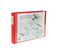 Elba Vision 30mm 4D-Ring Binder Oblong A3 Red 100080866