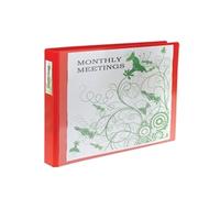 Elba Vision 30mm 4D-Ring Binder Oblong A3 Red