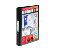 Elba Vision 25mm 2 O-Ring Presentation Binder A4 Black 100080891