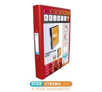 Elba Vision Ring Binder A4 30mm Spine 25mm Capacity 2 O-Ring Red 100080890