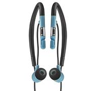 ELBE AU-009-DEP - Water Resistant Sports In-Ear Headphones - Black and Blue
