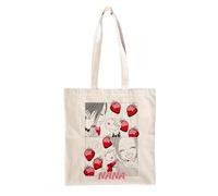 Elbenwald Anime Jute Bag Multiple Designs such as Naruto, The Diaries of the Pharmacist and More Cotton Multicoloured, Nana - Strawberry Cups