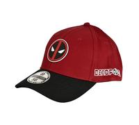 Elbenwald Baseball Cap - Marvel Motifs Like Loki, Deadpool Multicoloured Unisex Adult, Deadpool Logo Red, One Size