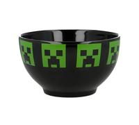 Elbenwald Cereal Bowl - Minecraft and Super Mario Multicoloured Ceramic (Minecraft - Creeper)