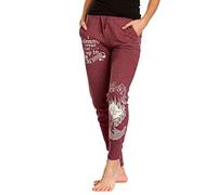 Elbenwald Harry Potter Ladies Sweatpants map of The Marauder red Mixed - M