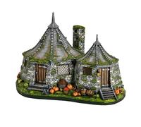 Elbenwald Harry Potter Miniature Replica with LED Light Function Hagrid's Hut 20 x 14.2 x 14.2 cm Resin Battery Operated