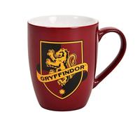 Elbenwald Harry Potter Mug Gryffindor Logo - Capacity 300 ml, Height 10 cm - Ceramic Red