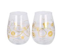 Elbenwald Set of 2 Glasses - Various Designs 510 ml (Pokemon - Pikachu)