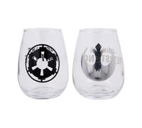 Elbenwald Set of 2 Glasses - Various Designs 510 ml (Star Wars - Rebel Alliance vs Empire)