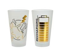 Elbenwald Set of 2 Glasses - Various Designs Matte Transparent 480 ml (Pokemon)