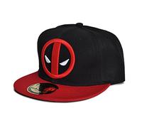Elbenwald Snapback Cap Marvel Motifs such as Deadpool, Captain America Popper Bottle, Multicoloured