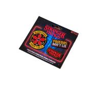 Elbenwald Stranger Things - Pin Bundle Butterly Clasp Hellfire Club Oversize & Friends Set of 3