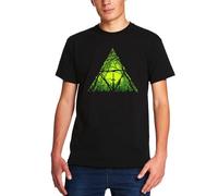 Elbenwald T-Shirt with Master Sword Design for Zelda Fans - Men Women Unisex - Cotton - Black - M