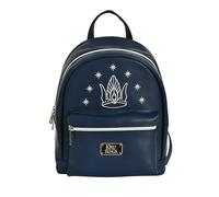 Elbenwald The Lord of the Rings Mini Backpack 2 Bundle Aragorn Crown and Elven Leaf 24 x 27 x 13 cm Zip and Adjustable Shoulder Straps Green/Blue, aragorn crown, Mini, Classic
