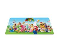 Elbenwald - XXL Gaming Mouse Mat with How to Train Your Dragon Super Mario & Zelda 80 x 35 x 0.4 cm Water-Repellent Non-Slip (Super Mario)