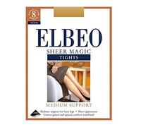 Elbeo Sheer Magic Medium Support Tights - Medium - Barely Black