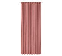 Elbersdrucke Air 06 201814 Curtain with Concealed Tabs Cognac Red Semi-Transparent 255 x 140 cm