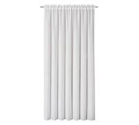 Elbersdrucke Curtain with Drawstring, Spume 00, White, 140 x 255 cm, Semi-Transparent, 201760 Curtain for the Living Room, Bedroom, Kitchen, Hallway, Children's Room, 201753