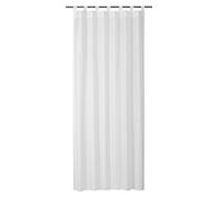 Elbersdrucke FD Effecto 00 183561 Tab-Top Curtain 255 x 140 cm White