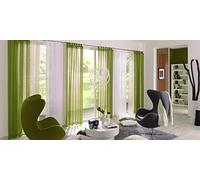 Elbersdrucke Feel Good 001 198251 Tab-Top Curtain White 255 x 140 cm