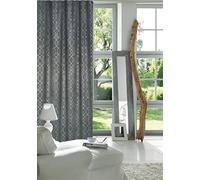 Elbersdrucke Finished Decoration, Polyester, Anthracite, Silver, 255 x 140 cm