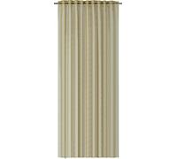 Elbersdrucke Liem 02 Curry Curtain with Concealed Tabs Semi-Transparent 255 x 140 cm 201845 Curtain for Living Room Bedroom Kitchen Hallway Children's Room Yellow Curry