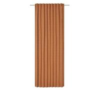 Elbersdrucke Sunny 05 201852 Curtain with Concealed Tabs Terracotta Rust Opaque 255 x 140 cm