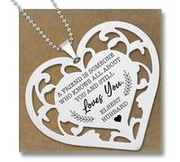 Elbert Hubbard Friendship Quote Ornament, Sentimental Gift for Best Friend, Inspirational Hanging Keepsake for Women, Rearview Mirror Car Charm, Christmas Thank You Decoration PE012