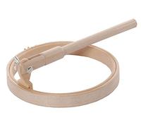 Elbesee 15 cm Wood Hoop & Stalk 6", Brown, 27 x 18 x 6 cm