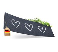 ElbFuchs® Doormat Indoor Entrance 120 × 40 cm with Hearts, Machine Washable, Non-Slip, Absorbent, Suitable for Under-Door & Outdoor Use