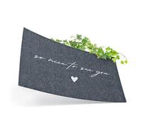ElbFuchs® Doormat Indoor Entrance 60 × 40 cm “So Nice to See You”, Machine Washable, Non-Slip, Absorbent, Humorous, Suitable for Under-Door & Outdoor Use