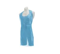 Elbon Disposable Aprons 200 pcs on Roll, Plastic Blue for Medical and Food Service