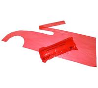 Elbon Disposable Red Standard Plastic Aprons on a roll 1000 (5X200)