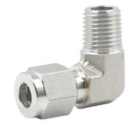 Elbow 1/8" 1/4" 3/8" 1/2" 3/4" 1" NPT Male Compression Union Pipe Fitting