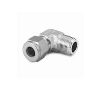 Elbow 8mm Ferrule X 1/8in NPT Male Thread, SS-8M0-2-2